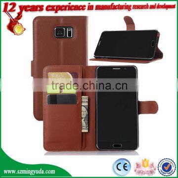 Stylish flip PU leather Cell Phone Cases For samsung Galaxy note 5