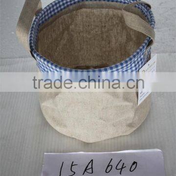 Beauty round folding cloth storage bag