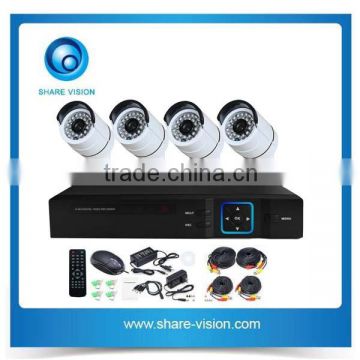 alibaba best sell 4 channel nvr ip camera 2mp kit , cctv security camera system