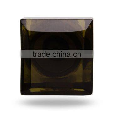 Large Square Glass Smoke Knob