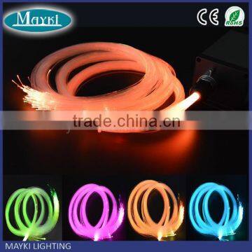 0.75mm diameter end lit decorative plastic fiber optic