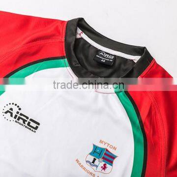 Wholesale Quality Custom Make Christmas Sublimated Rugby Jersey,sublimation Soccer Jersey photo-4