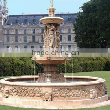 Marble garden stone water fountain