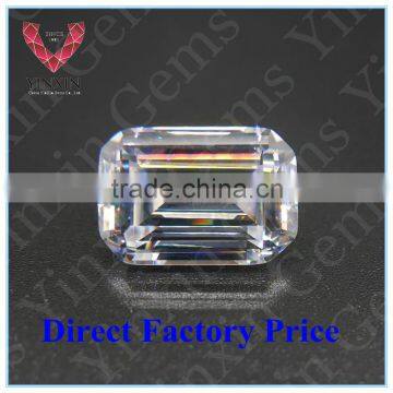 High cost-effective Emerald White CZ Gemstone, CZ