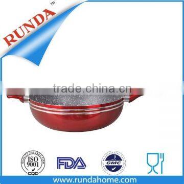 Metallic Coating Deep Frying Pan WOK