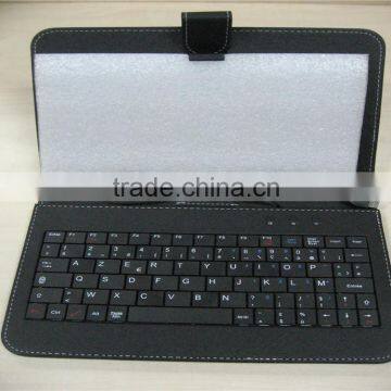 Universal 7inch Tablet pc Case with Keyboard , with letters of French and English