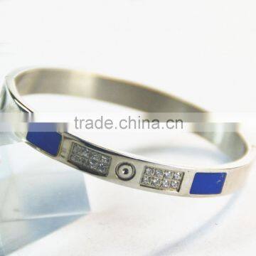 316L Stainless Steel Bangles With Diamonds for Promotion