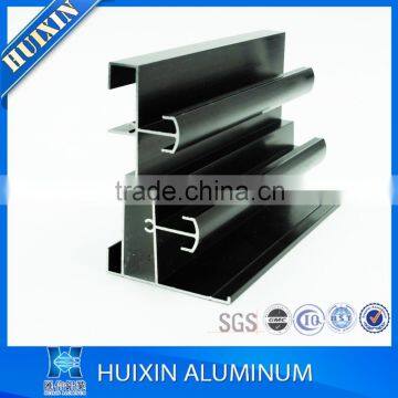 Good Looking Anodized Bronze Aluminum Extrusion Profile for Door Frame photo-3