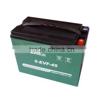 Chilwee Brand Electric bike battery, 12V 45Ah