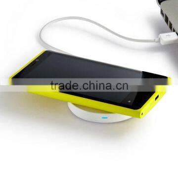 Stylish Mini Qi Standard Wireless Charging Pad Single Coil Qi Charger For Qi-Enabled Phones photo-6