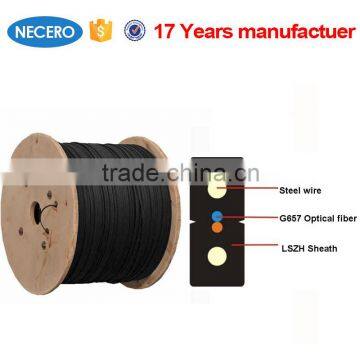 high-end 2 Core Butterfly Indoor FTTH Fiber Optic Cable