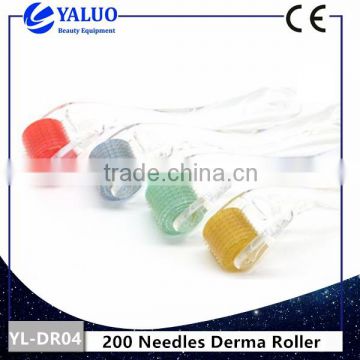 200 stainless needles derma roller for Anti-Puffiness with ce