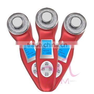 rejuvenate skin machine photon ultrasonic ion facial massager 6 in 1