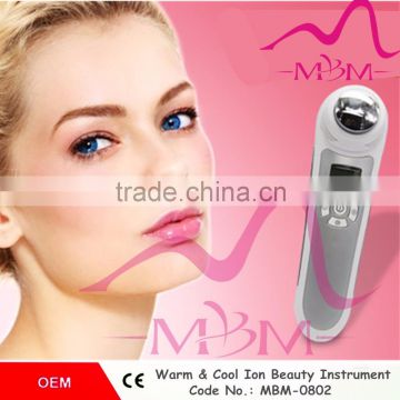 Promotional Ionic Beauty Instrument/ultrasound hot and cold ionic skin care machine