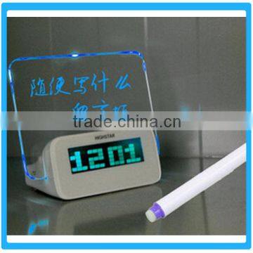 Creative Multifunction Message Board Alarm Clock