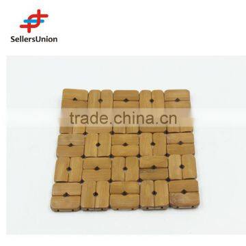 No.1 yiwu commission agent wanted BAMBOO MAT , BAMBOO POT MAT ,SIZE 16*16CM WP024