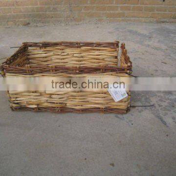 Garden willow planter