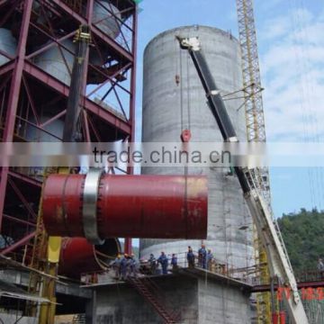 high capacity rotary kiln for cement production line