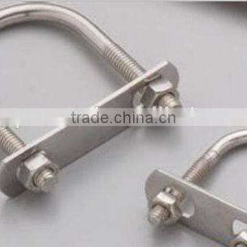 Galvanized u bolt pipe clamp U clip fastener stainless steel U Bolt made in china