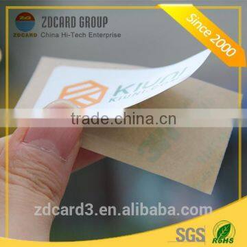 Logo Printable Adhesive rfid paper tags