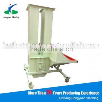 small grain silo used vertical lifting feeding conveyor