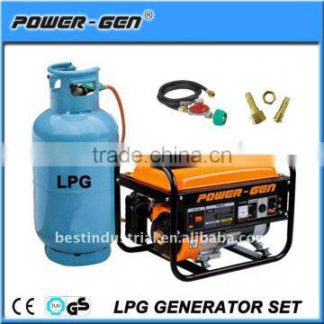 Top Seller! Easy Operation! POWER-GEN 2.5KW Portable LPG Generator