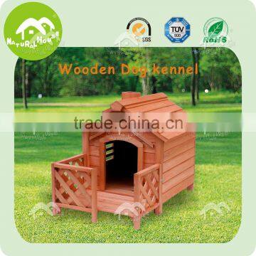 Attractive CUTE wooden dog house with balcony, hot sells 2016