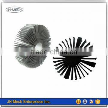 Professional sun flower 6063 aluminum heat sink manufacturer