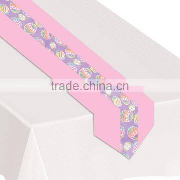 Easter Colorful Decorative Eggs Fabric Tablecloth photo-5