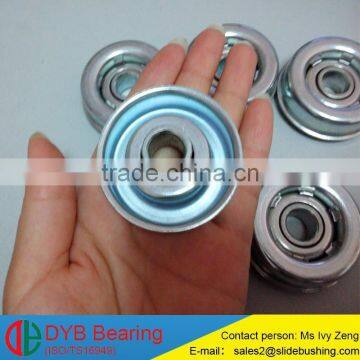 Skate wheel track without bearing (plastic type,carbon steel,chrome steel roller bearing)