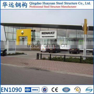 In UAE Structural Steel Pre Engineered 4S Car Exhibition Center for Sale