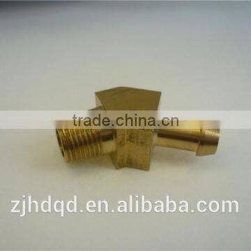 NPT brass male thread elbow hose barb fitting