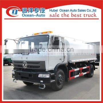 Dongfeng 4X2 drive wheel diesel fuel 15000liters water tender truck for sale