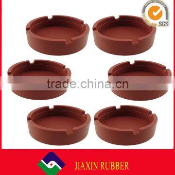 Silicone Rubber High Temperature Heat Resistan Round Design Ashtray