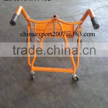 Hand Trolley With 8" Solid Wheel for Double Gas Cylinder photo-3