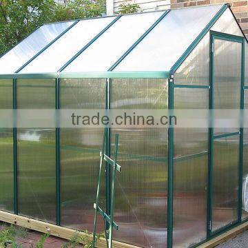 PC Sheet Covered Small Garden Greenhouse For Flowers Growing