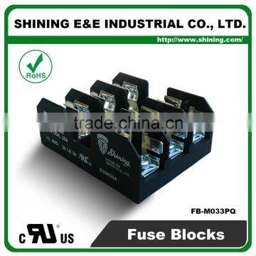 FB-M033PQ 600V 30 Amp 3 Pole 10x38 Midget Fuse Holder Block photo-5