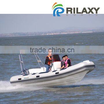 Rilaxy Factory Direct CE Certificated Rigid Inflatable Boat, RIB Inflatable Boat with 5 years' warranty