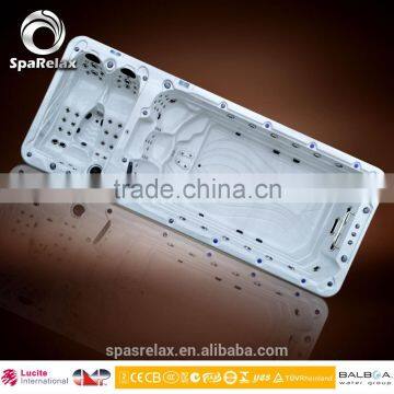 2016 Hot Sale Model for Family Design Rectangular Steel Metal Frame Swimming Pool photo-2