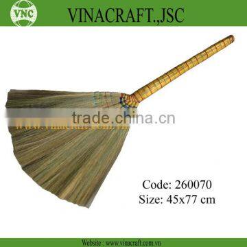 Natural Grass broom straw with handle