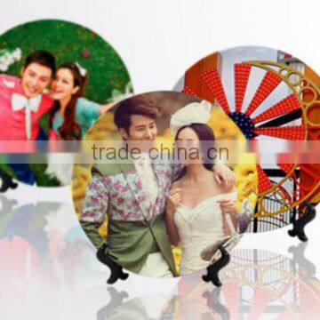 fashion hot design 3D photo sublimation ceramic plate