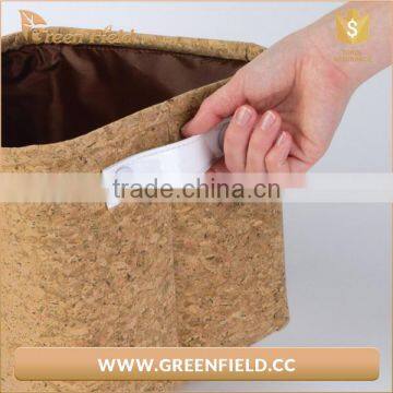 China Supplier Cork Storage Bag Bulk Vegan Cork Bags for Bathroom photo-3