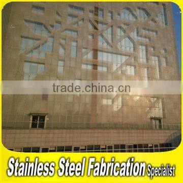 304 Stainless Steel Decorative Exterior Perporated Wall Panel