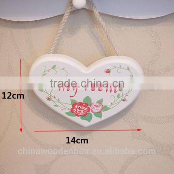 2016 Creative Decoative Wood Door Hanger/doorplate for Birth Gift/home Accessories With Factory Price photo-3