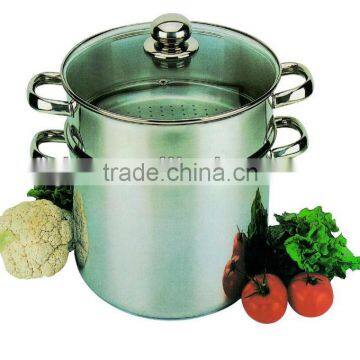 2014 large stainless steel steamer pot