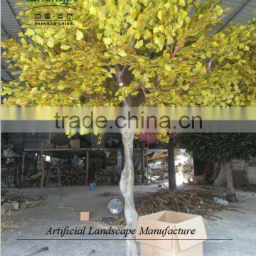Artificial Gingko Tree for Decoration,fake Gingko Tree