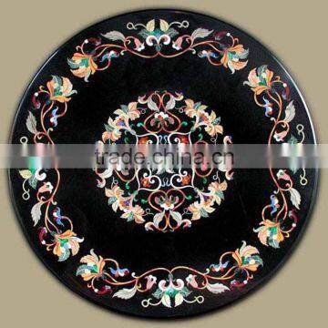 Marble Mosaic Table Tops, Marble MicroMosaic Table Top, Tabletop Exporter Marble Inlay