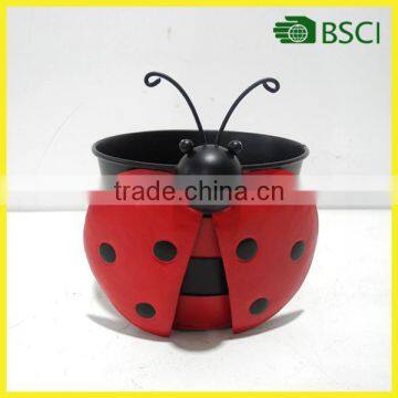 Low factory price garden flower pots with metal material