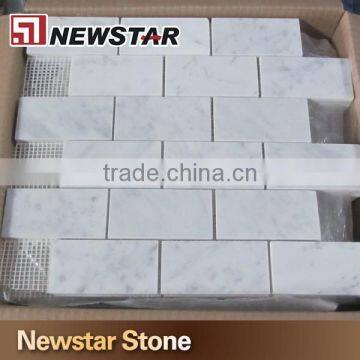 Bianco carrara marble mosaic tile