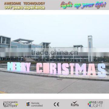 120cm High Large Led Letters / Rechargeable Color Changing Wedding Letter photo-3